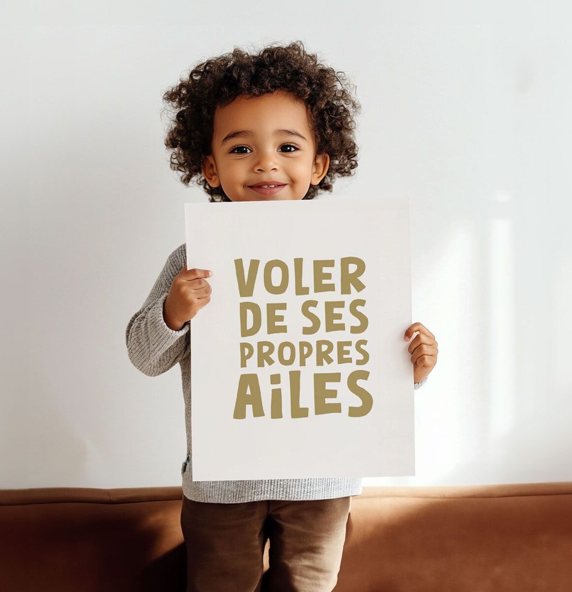 Affiche enfant citation