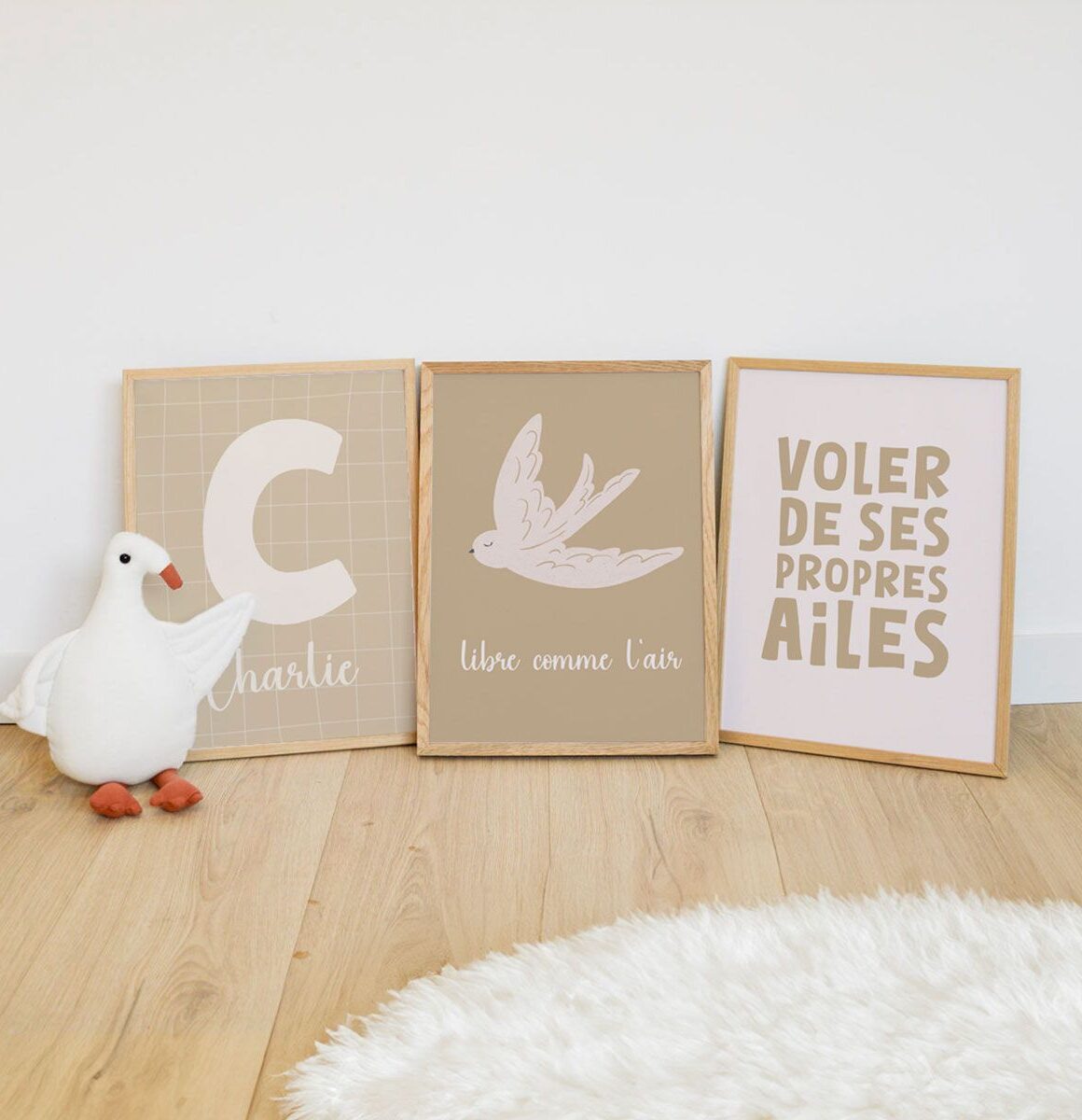 Lot-de-3-oiseaux-et-initiale