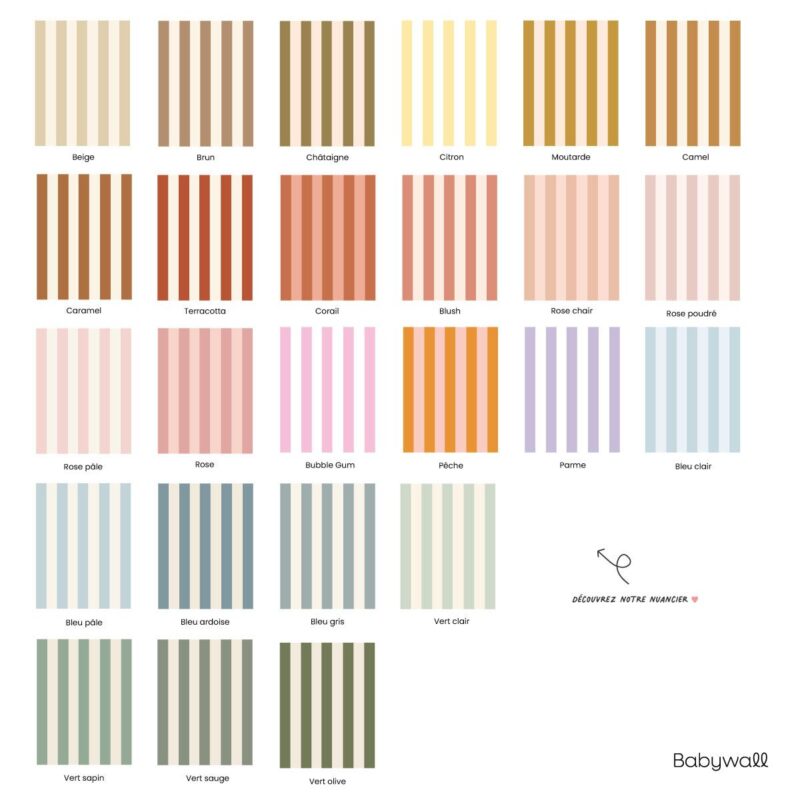 Beige wallpaper with wide stripes - Image 3