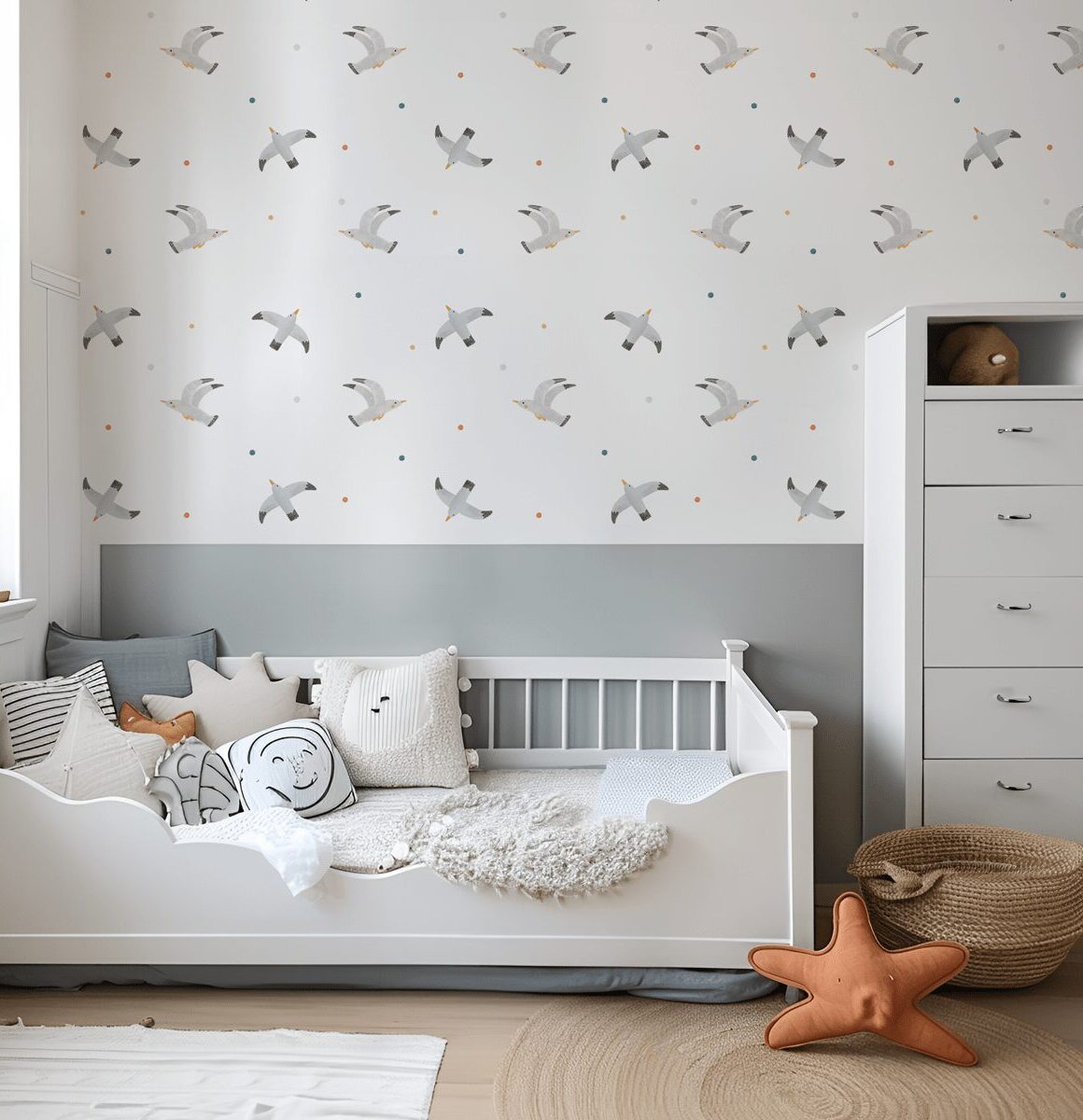Papier peint mouette
