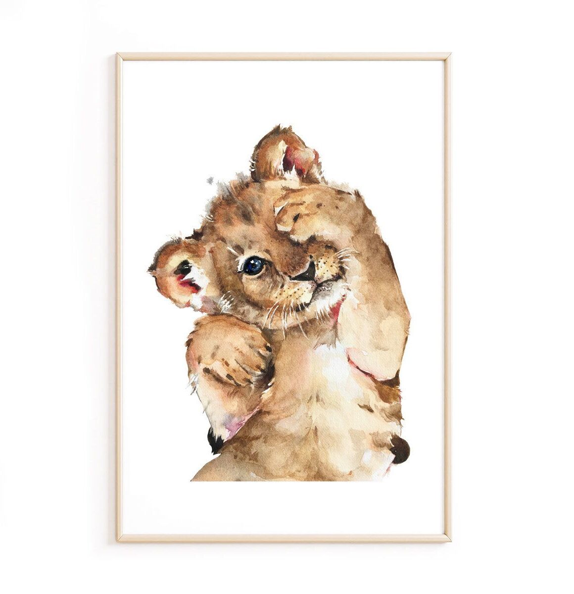 affiche-bebe-lion