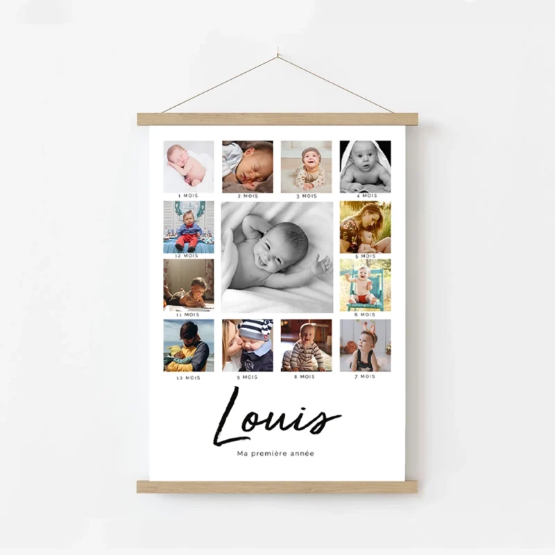 affiche bebe mosaique 1