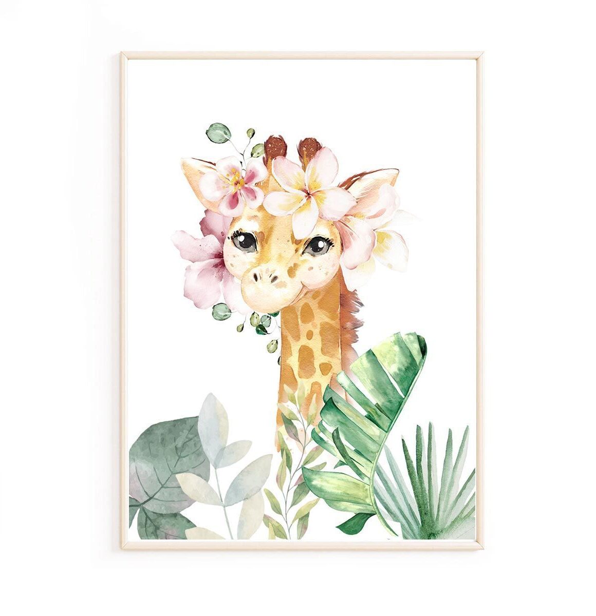 affiche-girafe-bébé