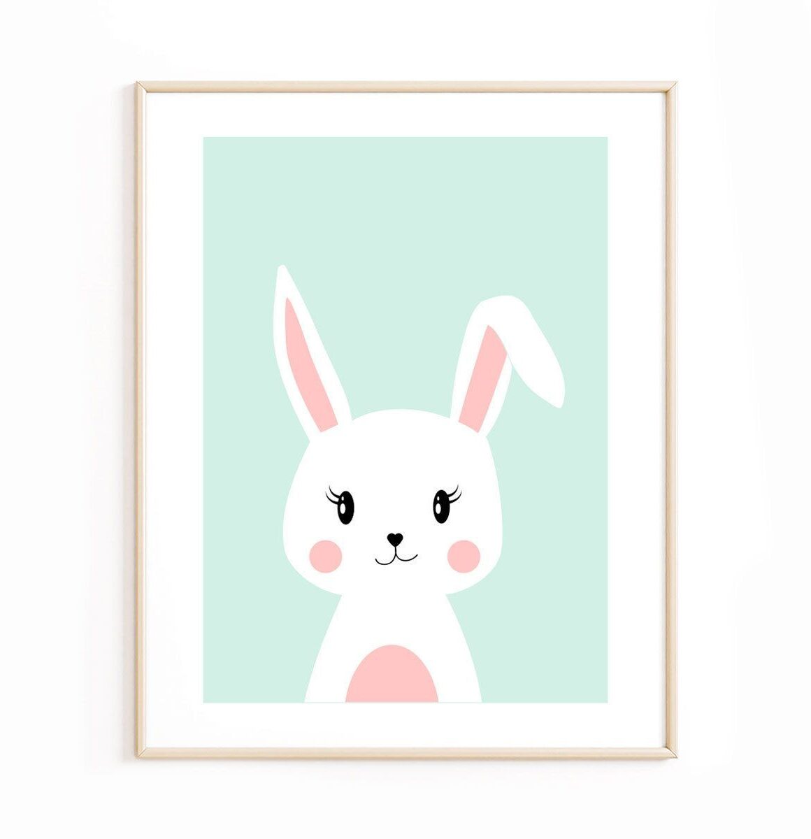 affiche-lapin-chambre-bébé