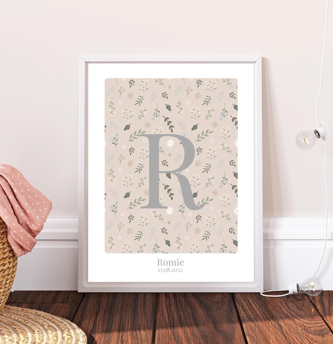 affiche-personnalisée-initiale-prénom