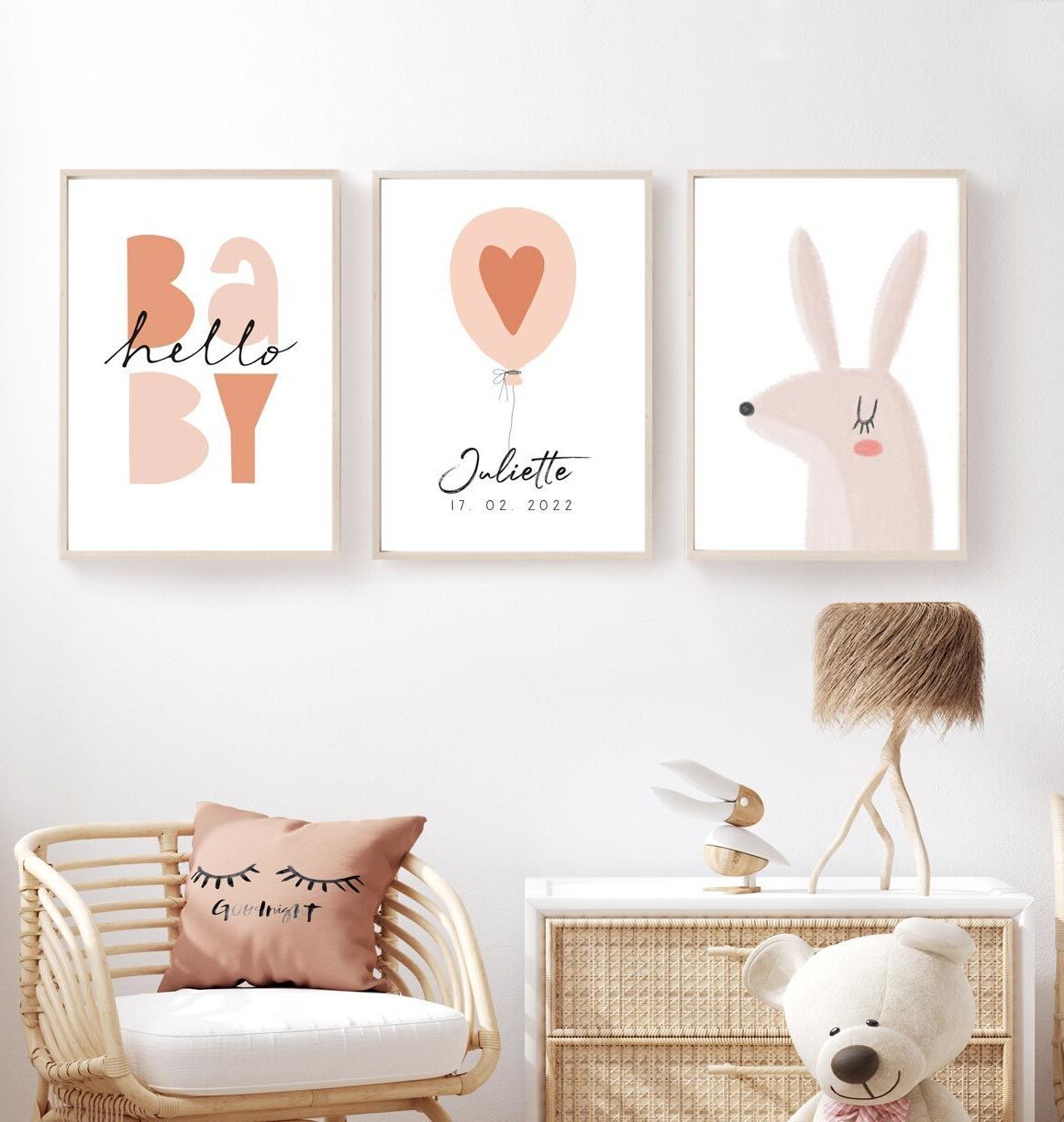 lot-affiche-chambre-fille