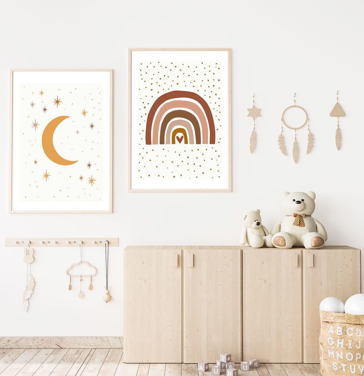 lot-de-2-affiches-bébé-bohème