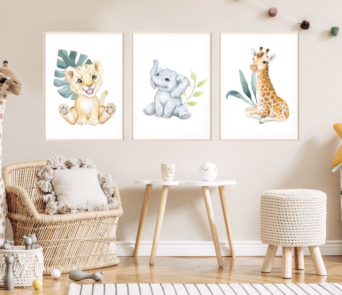 lot-de-3-affiches-safari