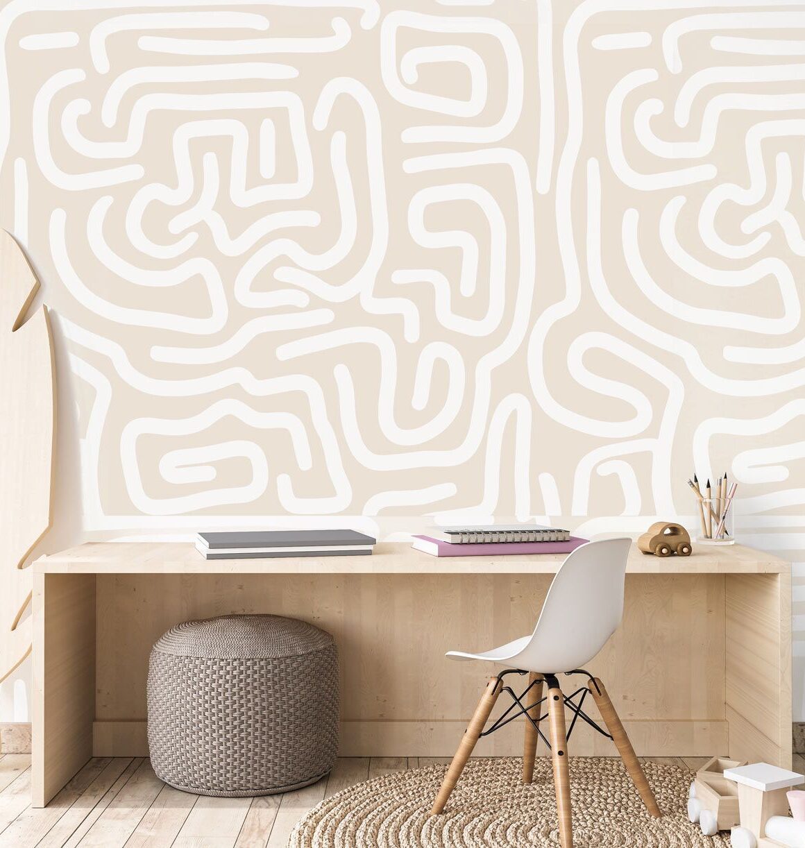 papier-peint-abstrait-beige