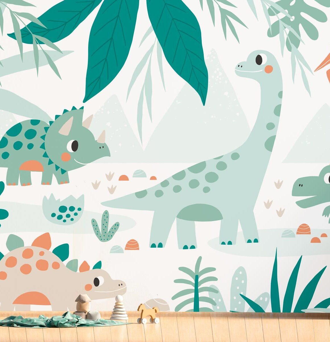 papier-peint-bébé-dinosaure