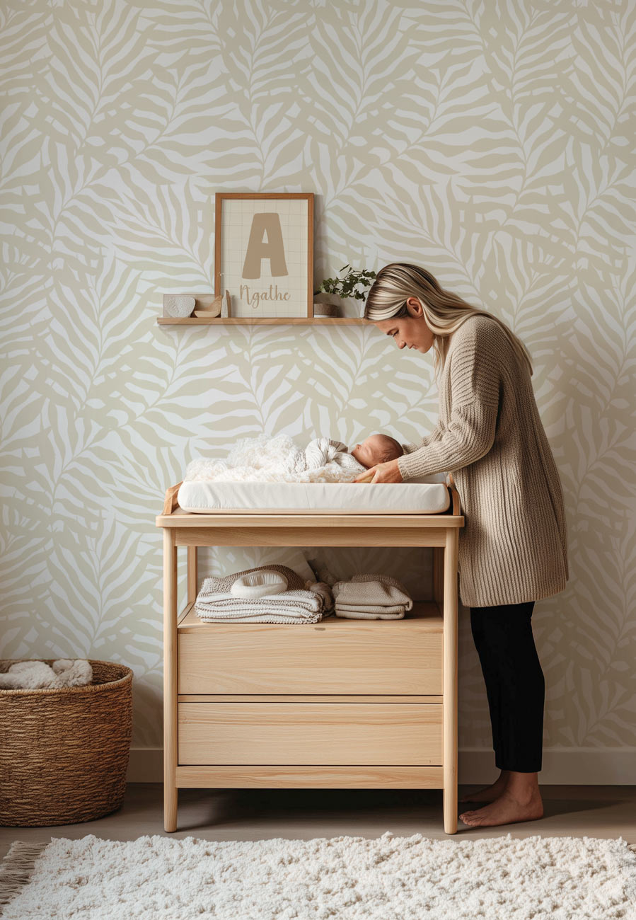 papier-peint-beige-bébé