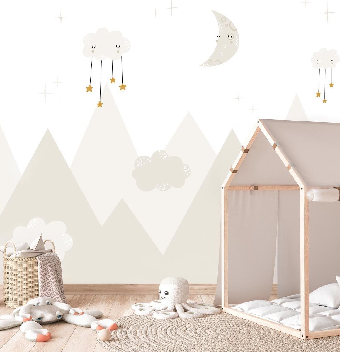 papier-peint-beige-fille