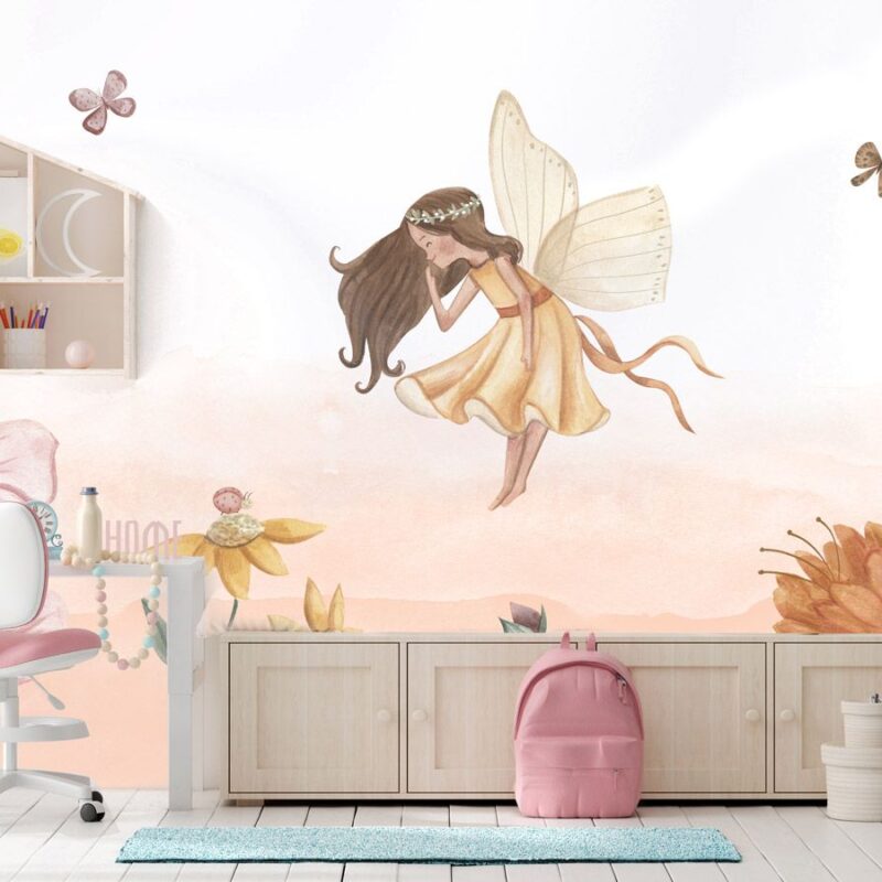 papier-peint-chambre-fille