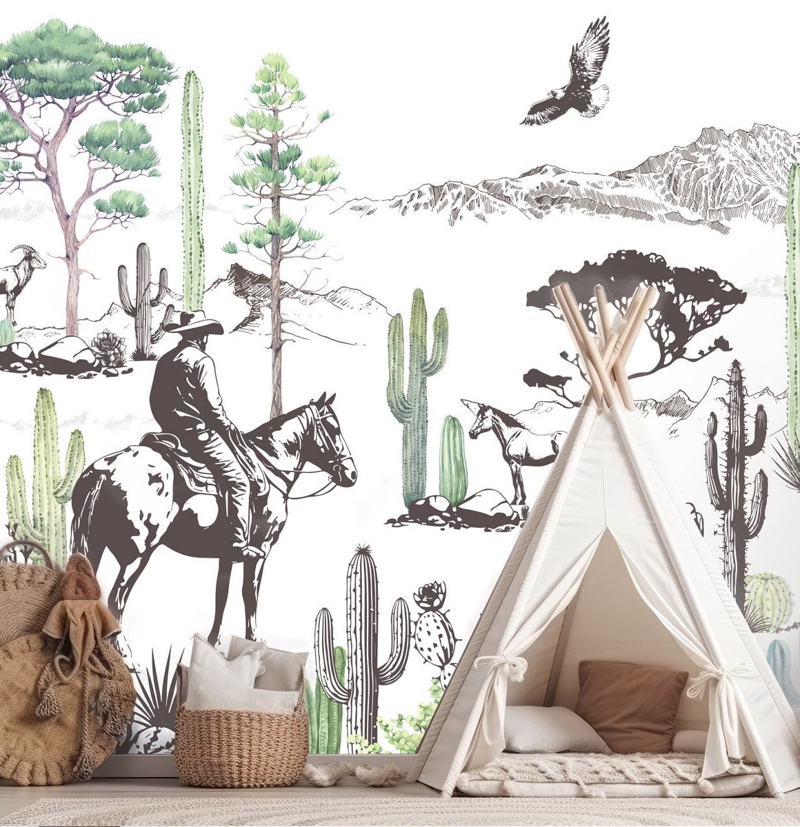 papier-peint-cowboy-pour-enfant
