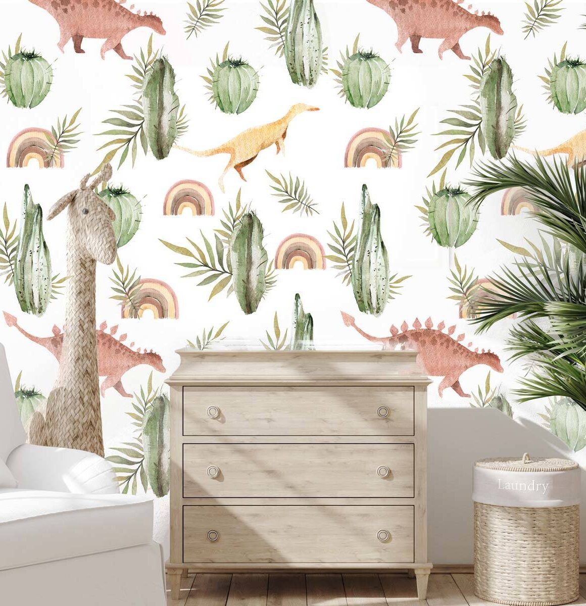 papier-peint-enfant-dinosaure