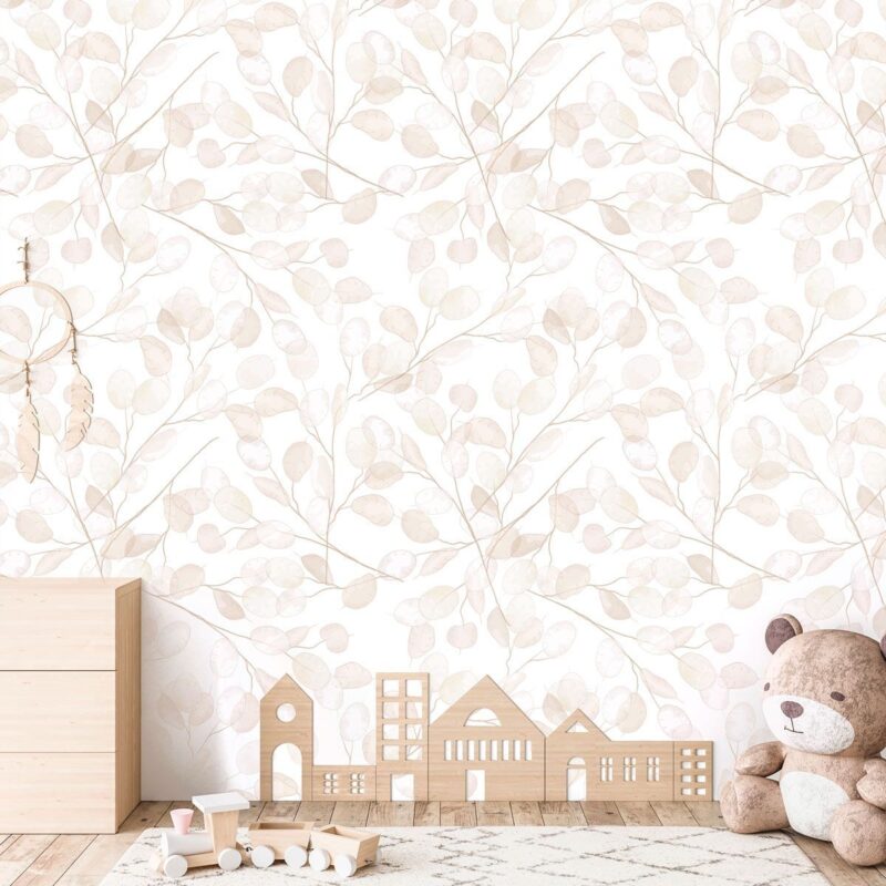 papier-peint-feuillage-bébé