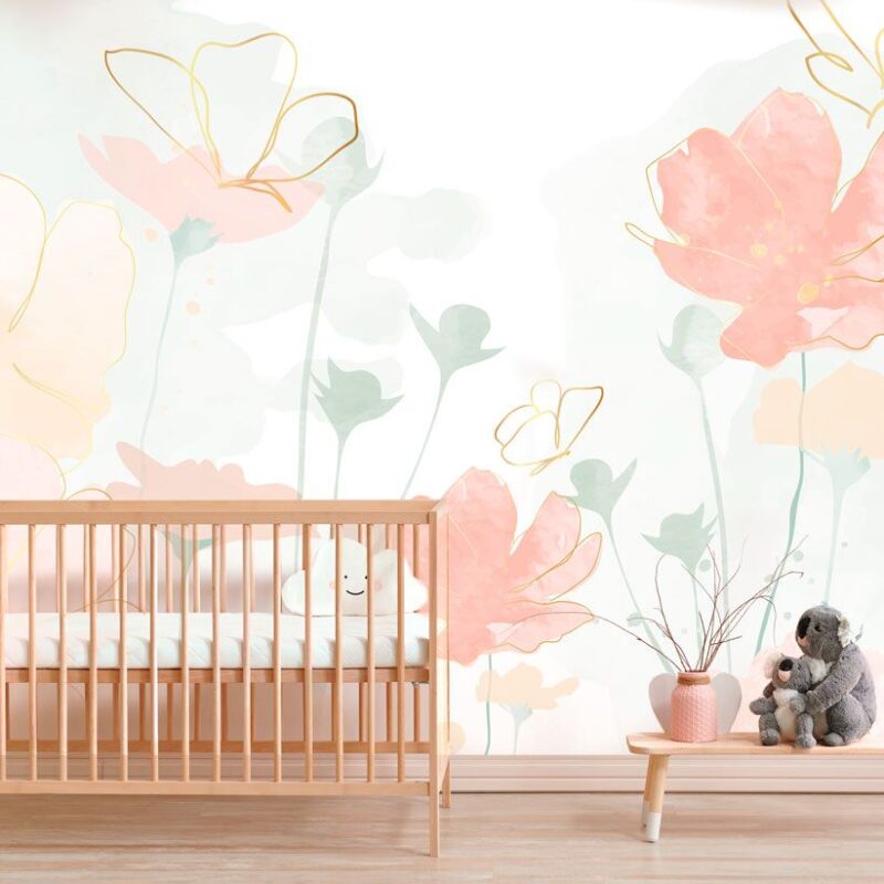 papier-peint-fleurs-enfant
