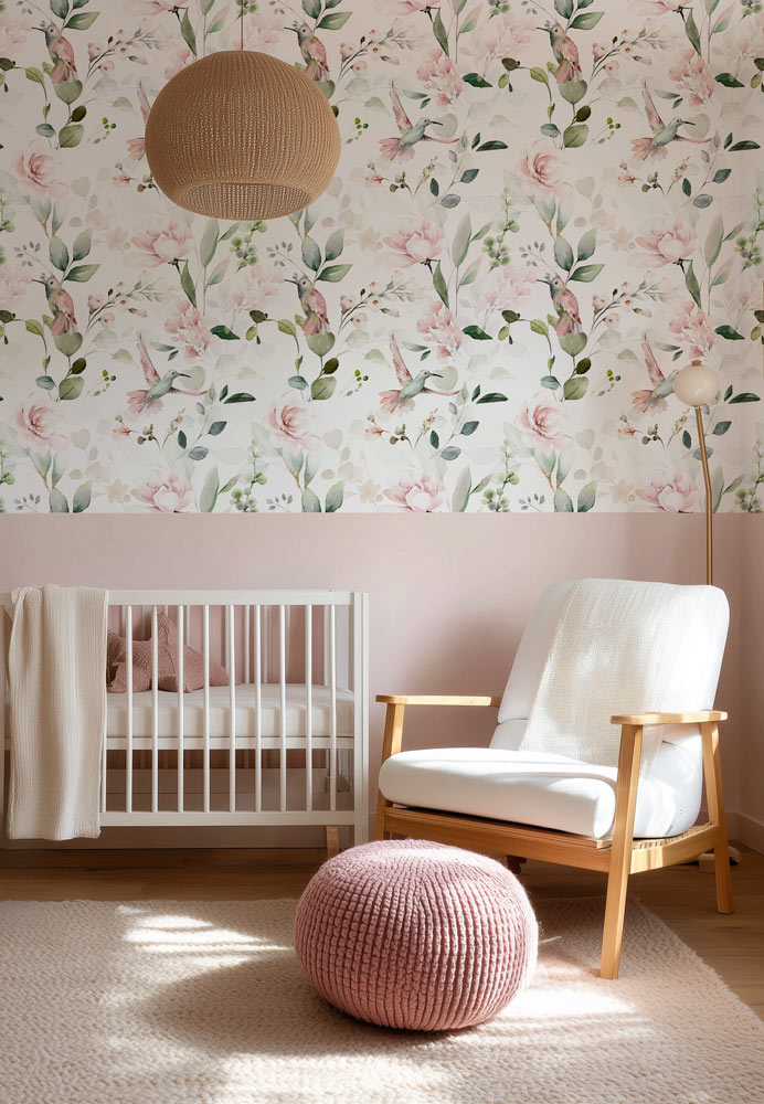 papier-peint-fleurs-pastel-fille