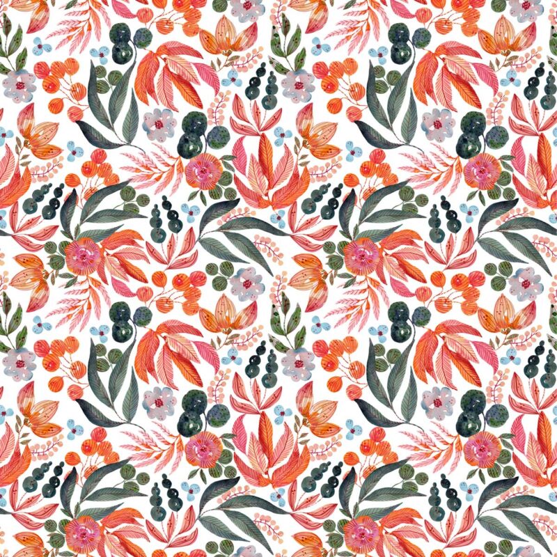 Vibrant floral wallpaper - Image 2