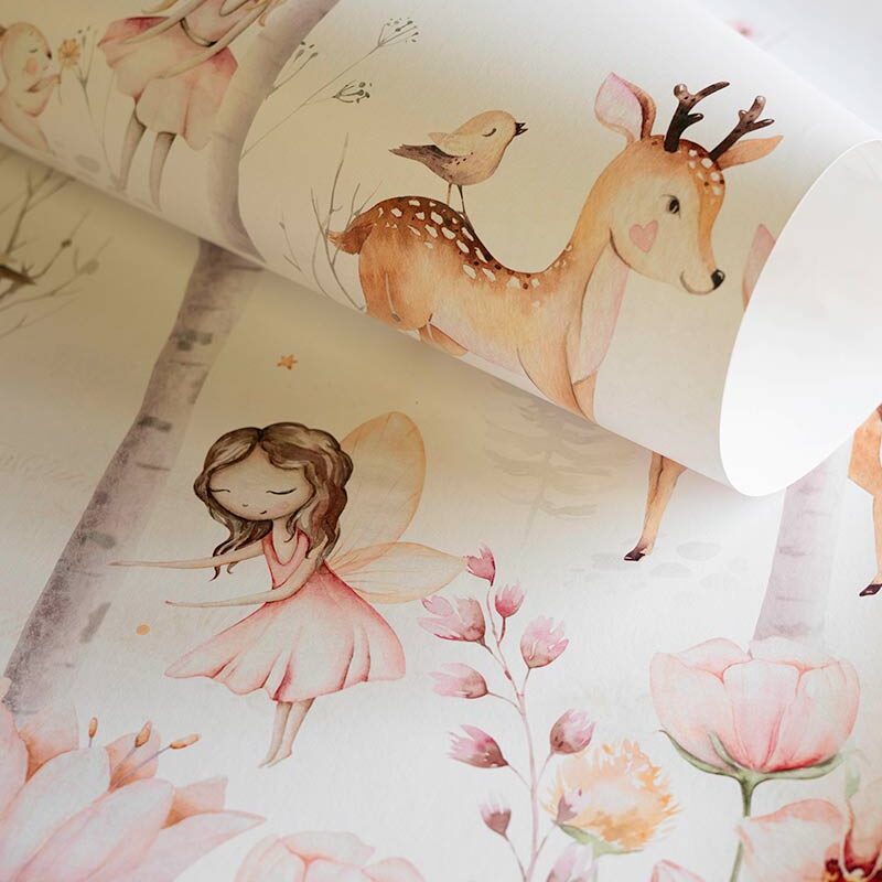 papier-peint-foret-magique