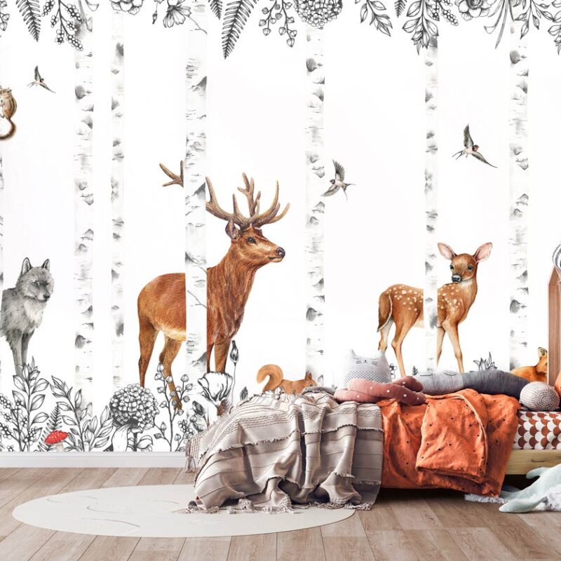 papier-peint-foret-pour-enfant-2