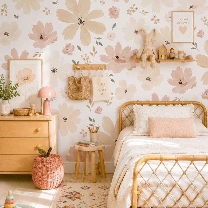papier-peint-grosses-fleurs