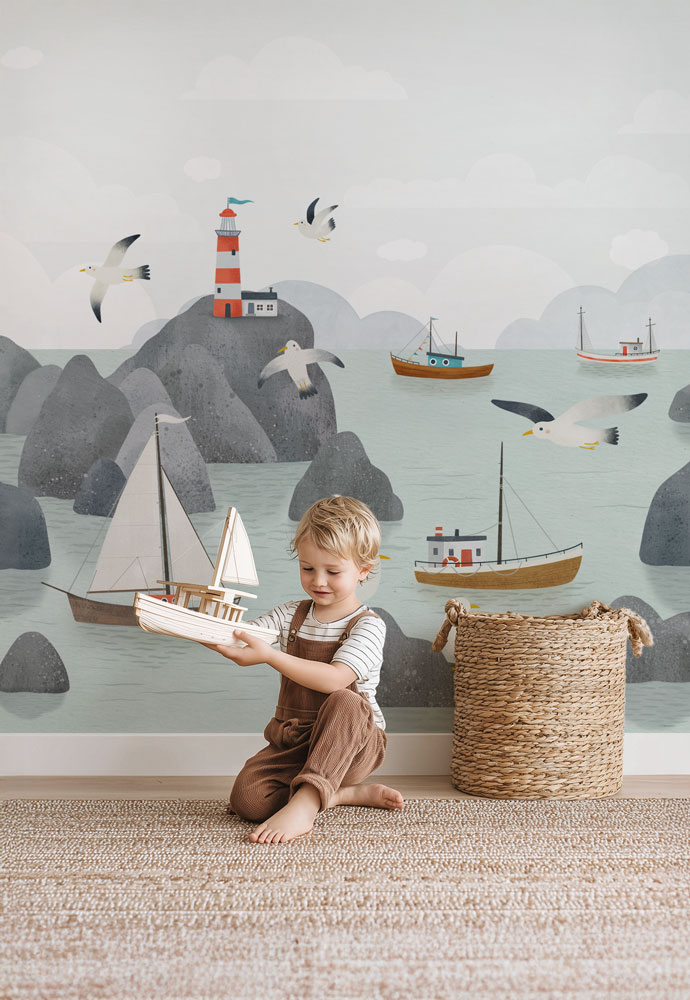 Papier peint Marin