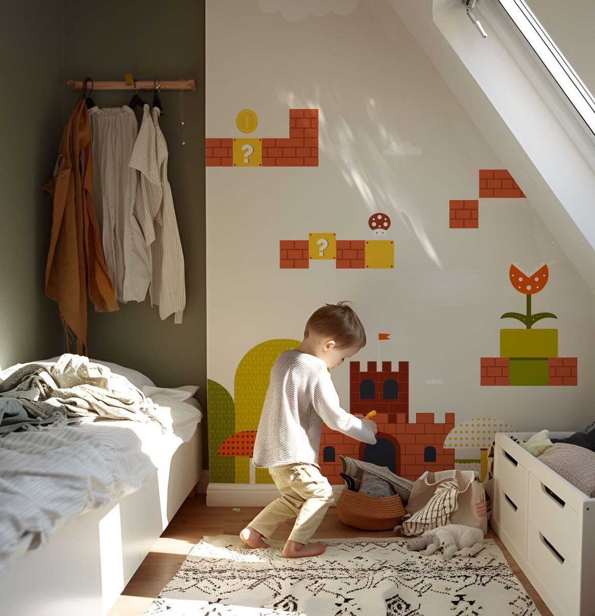 papier peint mario bros