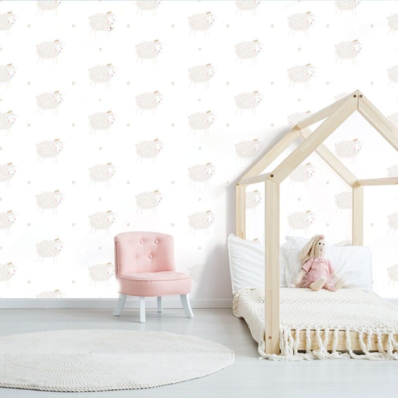 papier-peint-mouton-enfant