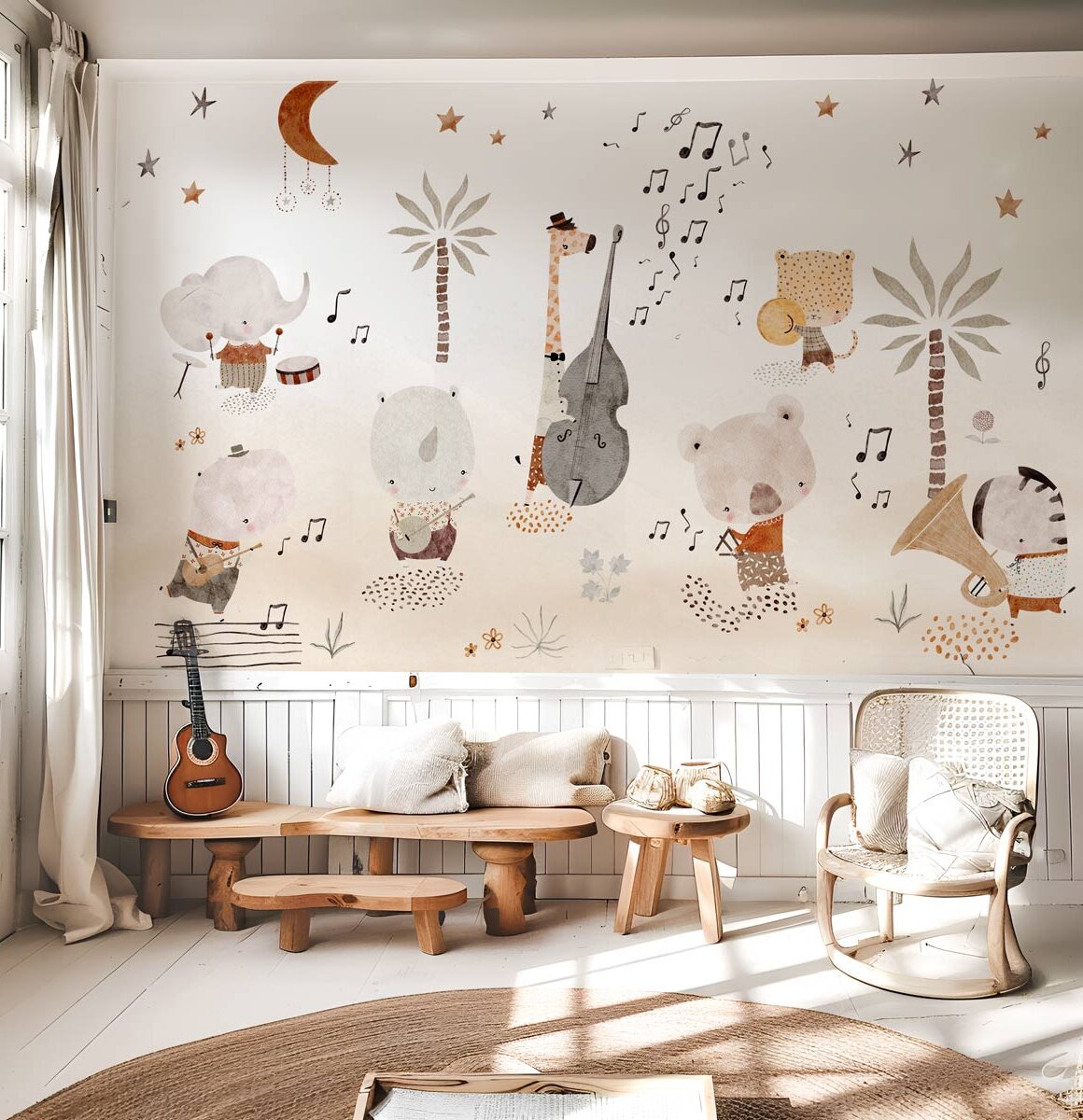 papier-peint-musique-panoramique enfant
