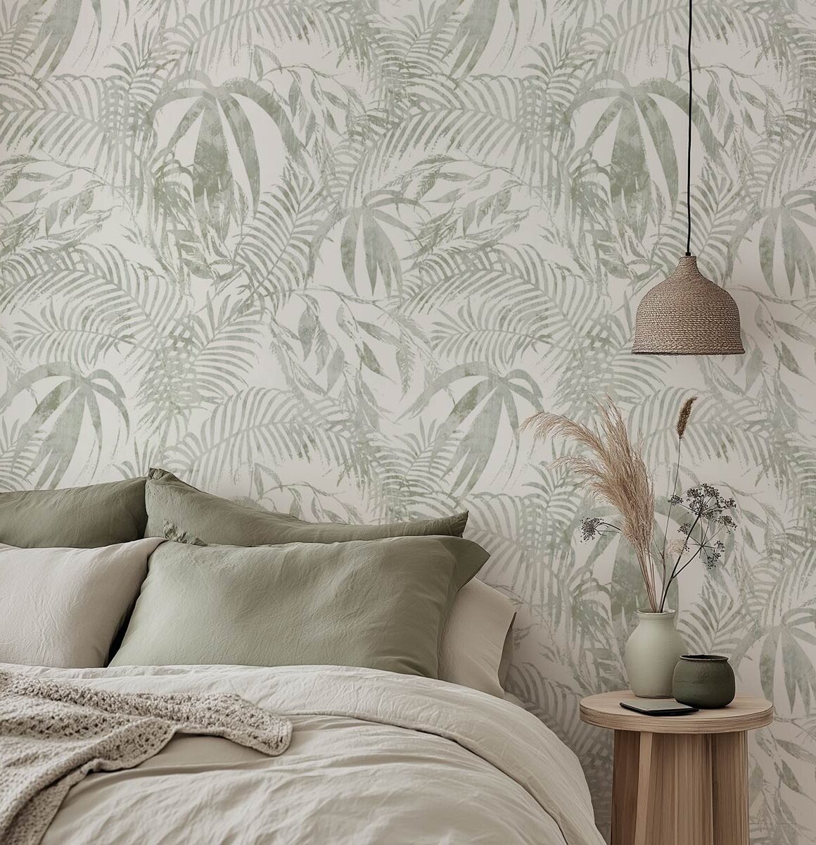 papier-peint-palmier-chambre