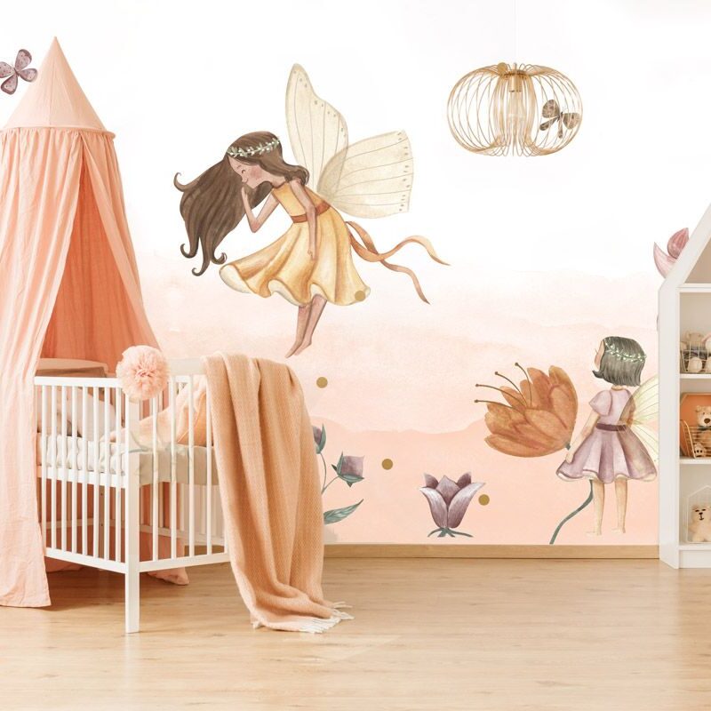 papier-peint-panoramique-chambre-fille