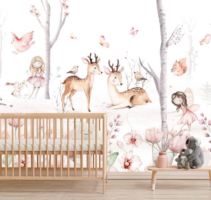 papier-peint-panoramique-chambre-fille