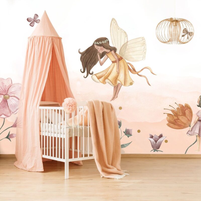 papier-peint-panoramique-fee-chambre-fille