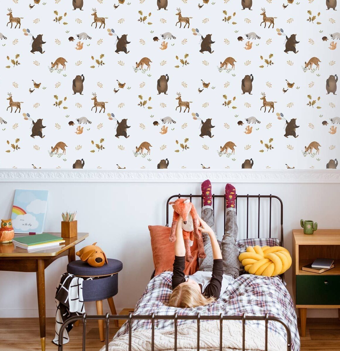 papier-peint-petits-animaux-de-la-foret
