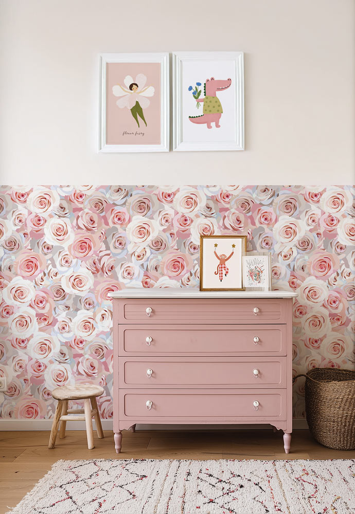 papier-peint-rose-fillette