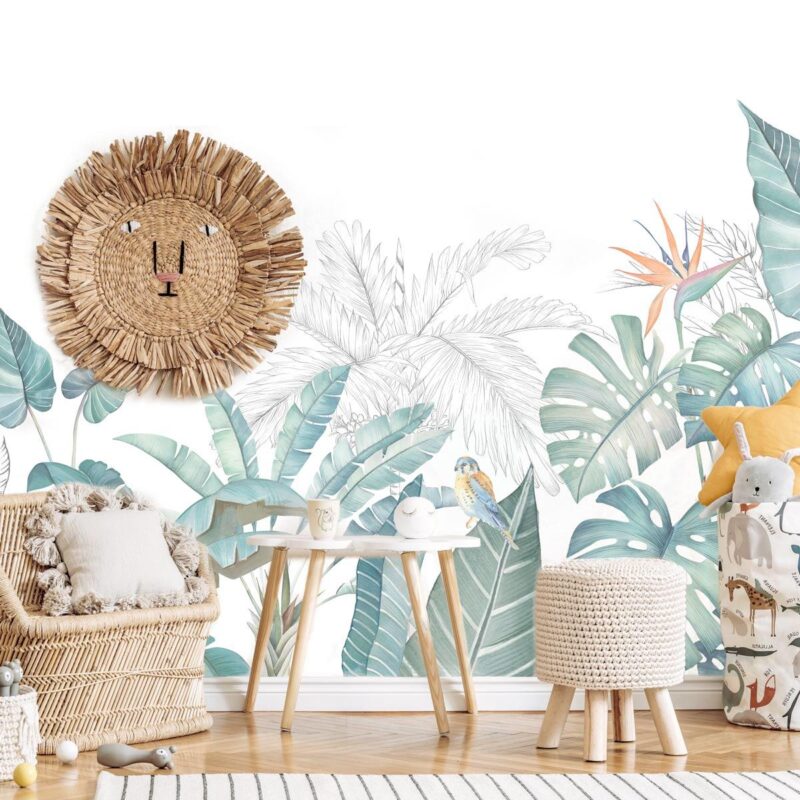 papier-peint-safari-chambre-enfant
