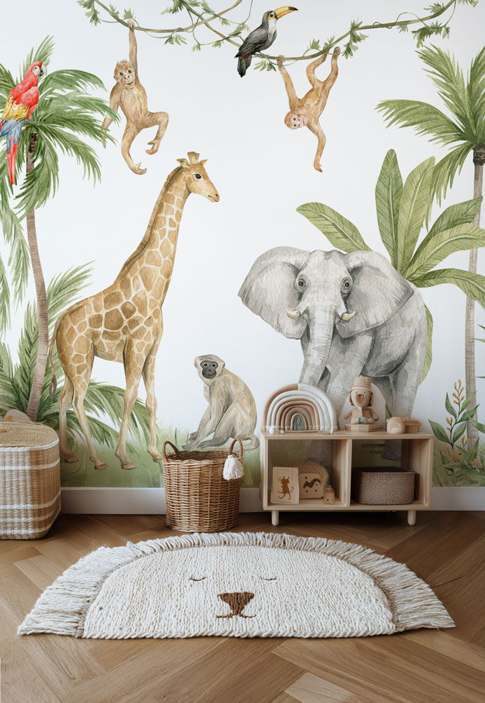papier-peint-savane-enfant