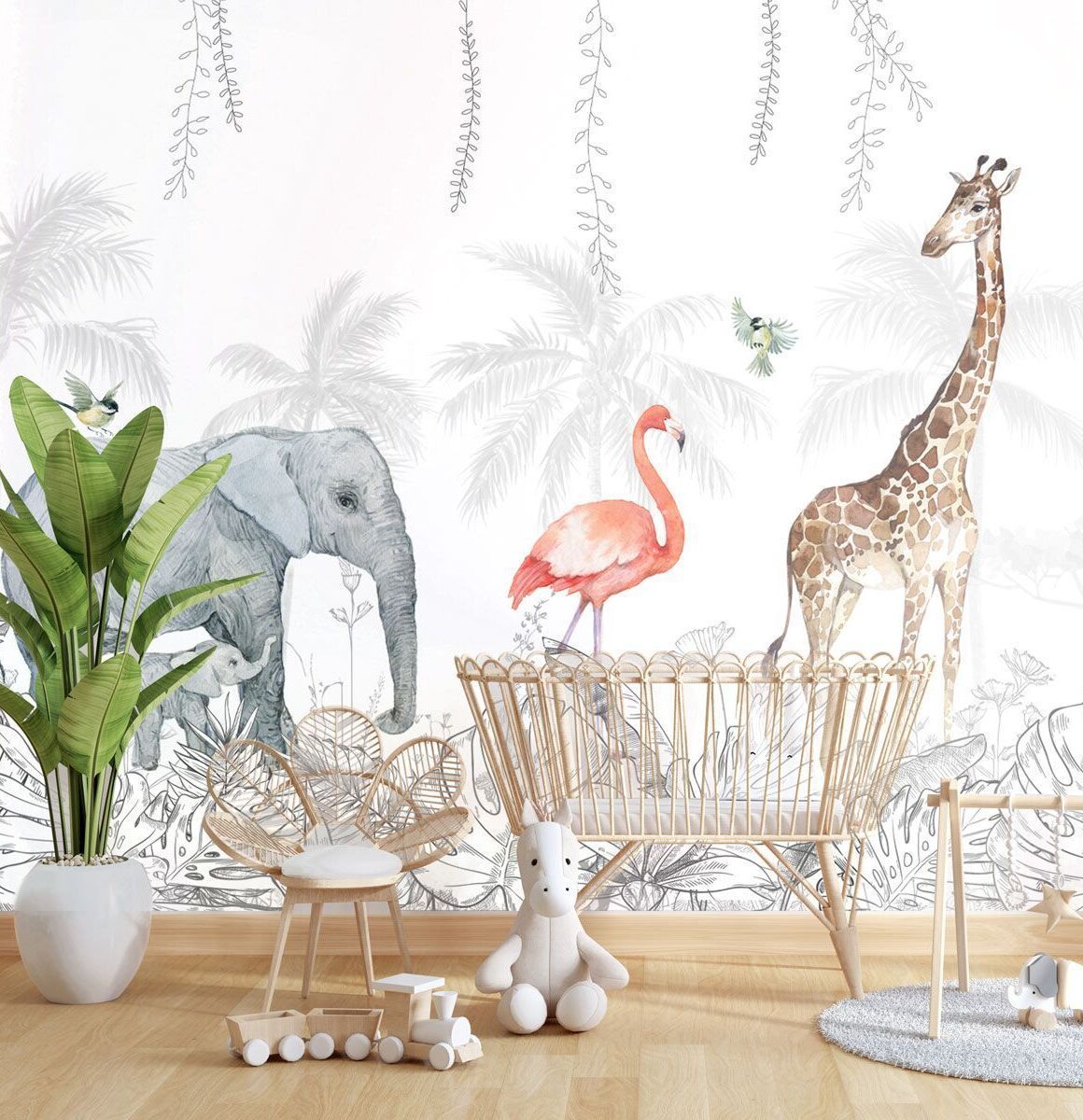 papier-peint-savane-pour-enfant