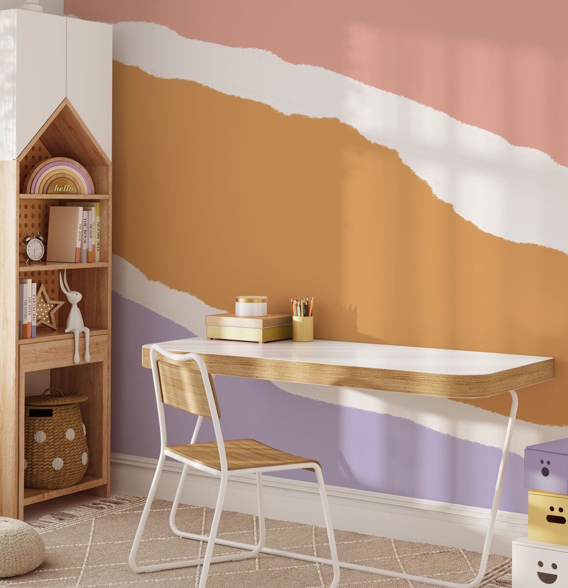 papier peint violet enfant (2)