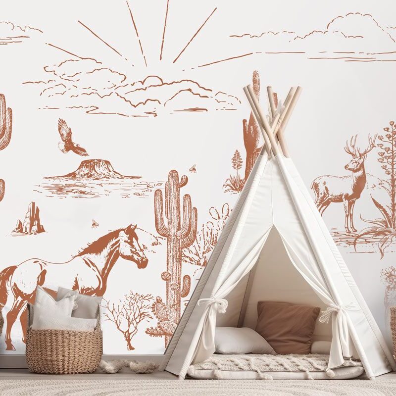papier-peint-western-enfant
