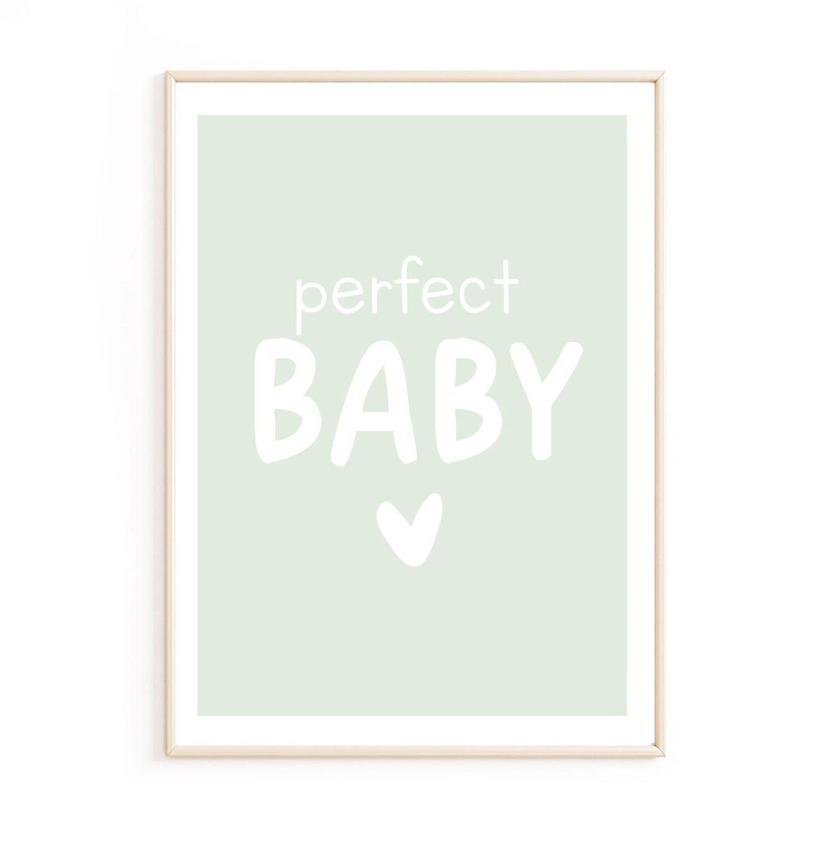 affiche perfect-baby-vert