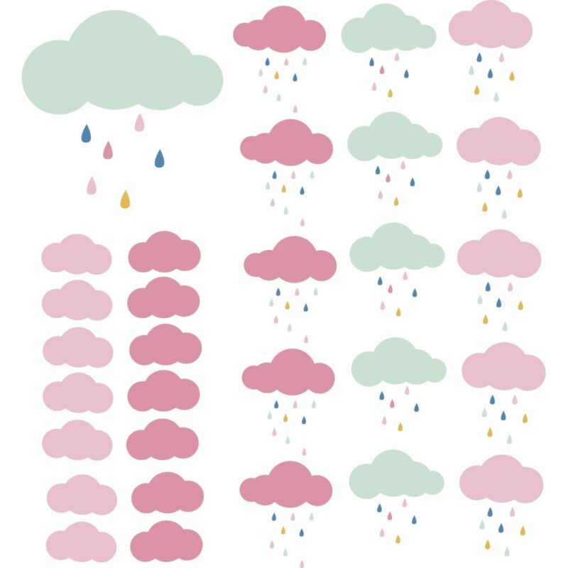 planche-sticker-nuage-fille