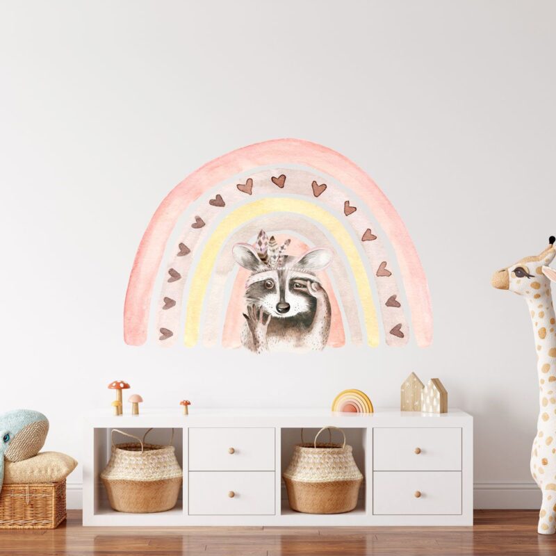 sticker-raton-laveur-enfant