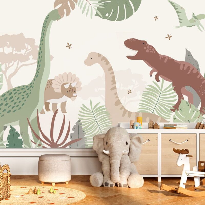 tapisserie-dinosaure-panoramique