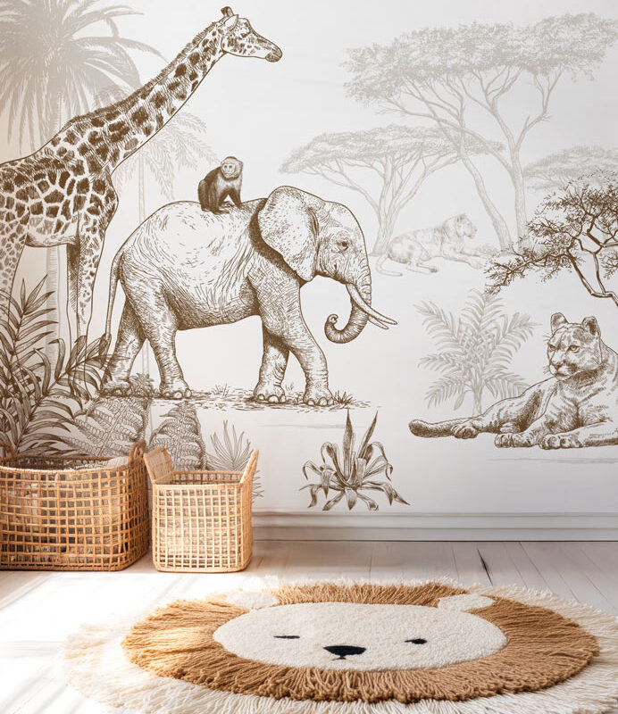 tapisserie-savane-marron
