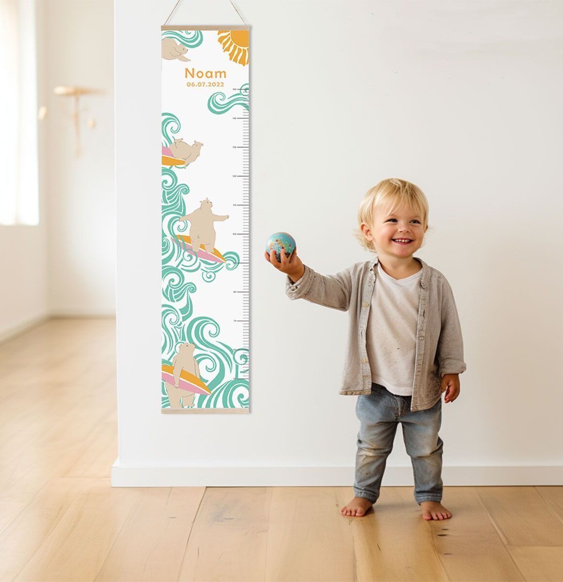 toise surf bébé